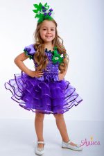 Карнавальный костюм Черника (Ежевика) для девочки