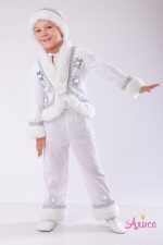 Карнавальный костюм Морозец, Снежный Кай, Снежинка для мальчика