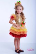 Костюм Осень- Осенний листик для девочки