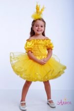 Карнавальный костюм Пшеничка- колосок для девочки