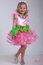 Карнавальный костюм Розочка для девочки