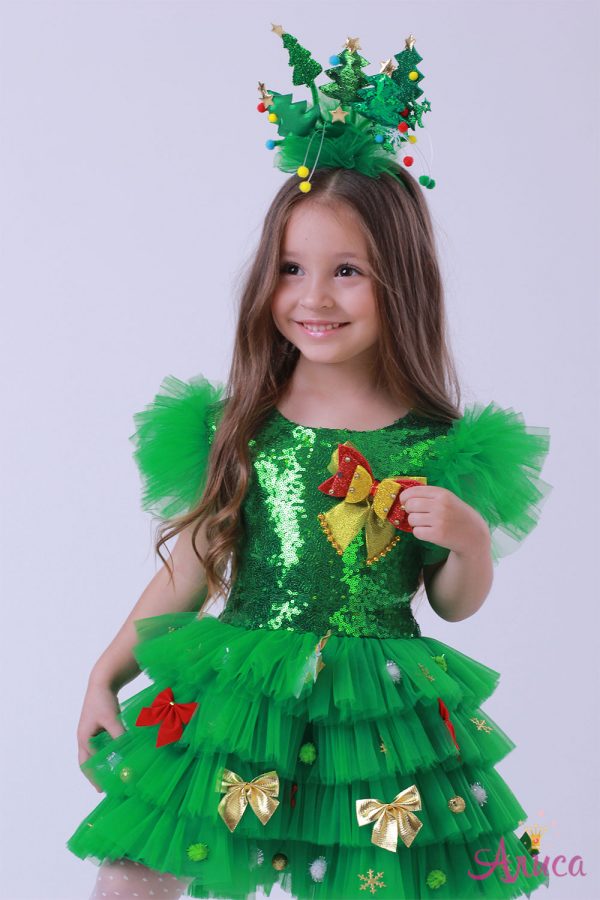 Карнавальный костюм Ёлочка "Ярусная"