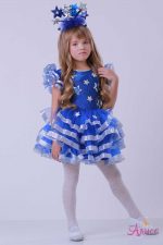 Костюм Звездочка синяя с серебром