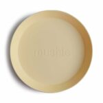 Кругла плоска тарілка - Pale Daffodil