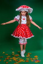 Карнавальный костюм Мухомор для девочк