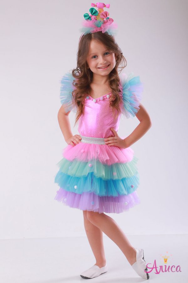 Карнавальный костюм Конфетка "Нежность" для девочки