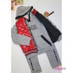 Комплект 3 в 1 для мальчика с красной жилеткой