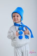 Карнавальный костюм Снеговик, Снеговичок для мальчика
