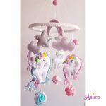 Мобиль из фетра на кроватку