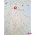 Подарочный комплект в персиковом цвете для новорожденной девочки