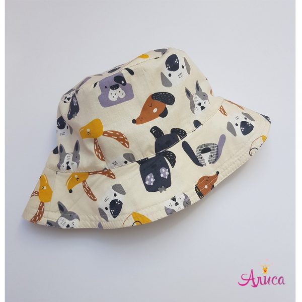 Панама хлопковая детская "Зверята"