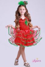 Карнавальный костюм Клюква, Красная смородина для девочки