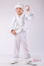 Карнавальный костюм Морозец, Снежный Кай, Снежинка для мальчика