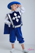 Костюм Мушкетера в синем