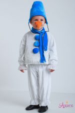 Карнавальный костюм Снеговик, Снеговичок для мальчика