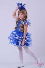 Костюм Звездочка синяя с серебром