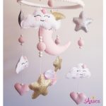 Мобиль из фетра на кроватку