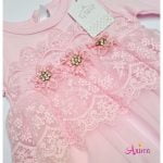 Нарядный боди для новорожденной девочки