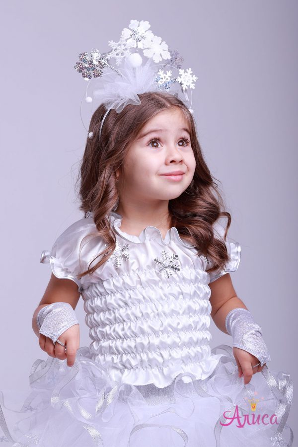 Карнавальный костюм Снежинка для девочки