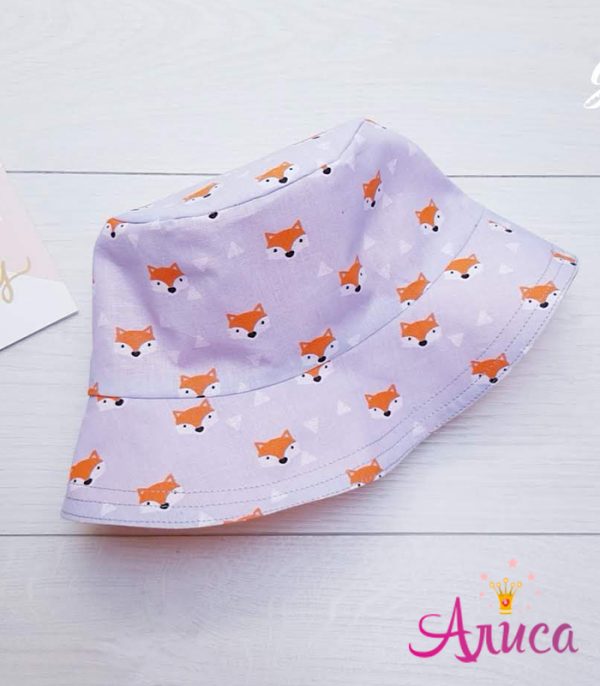 Панамка двухсторонняя "Лисы"