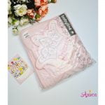 Полотенце с уголком для купания новорождённой