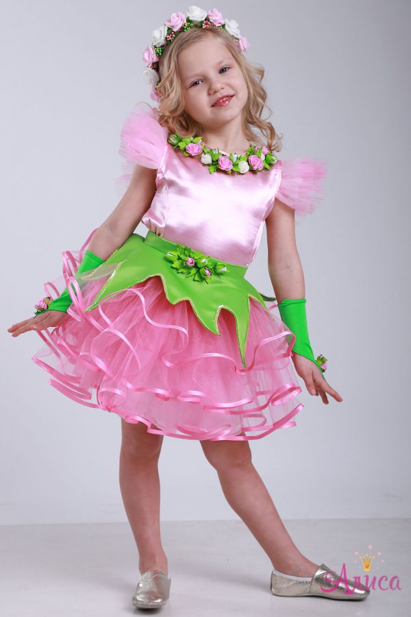 Карнавальный костюм Розочка для девочки