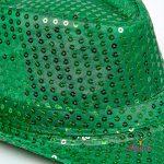 шляпа твист зеленая