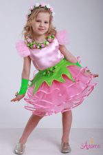 Карнавальный костюм Розочка для девочки